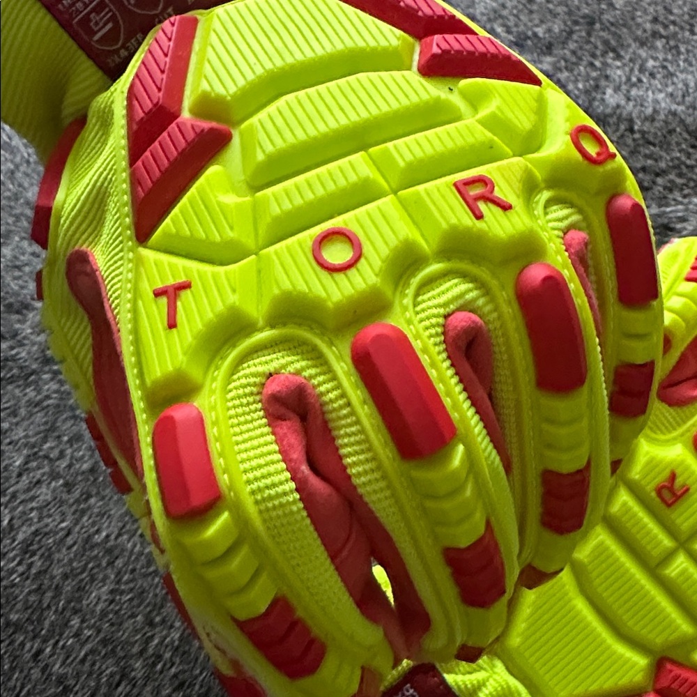 SKYTEC chainsaw Gloves High-Visibility Yellow and… - image 3